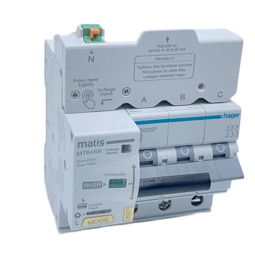Disjoncteur 3P C25 MCB automatique MT84SR de haute précision - 7