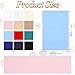 12 Pcs Aida Cloth 12 Color 14 Count Cross Stitch Fabric DIY Cross Stitch for Embroidery DIY Handmade Art Craft, 11.8 x 17.7 inch