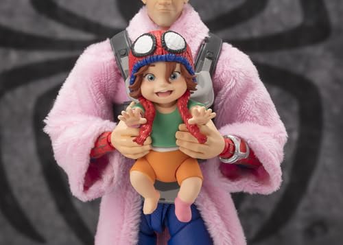 TAMASHII NATIONS - Spider-Man: Across The Spider-Verse - Peter B. Parker & MayDay Parker S.H.Figuarts Action Figure