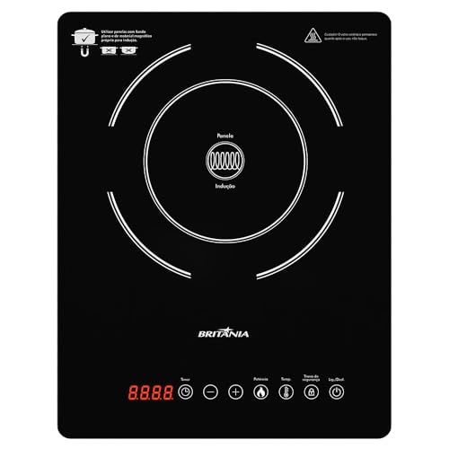 Cooktop de Indução Britânia BCT14P 10 Níveis Bivolt