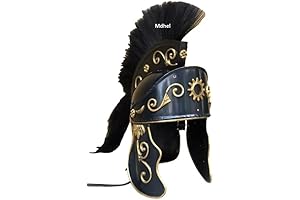 Roman Spartan Helmet, Black, by Michael Armor| The Armorer's Helm