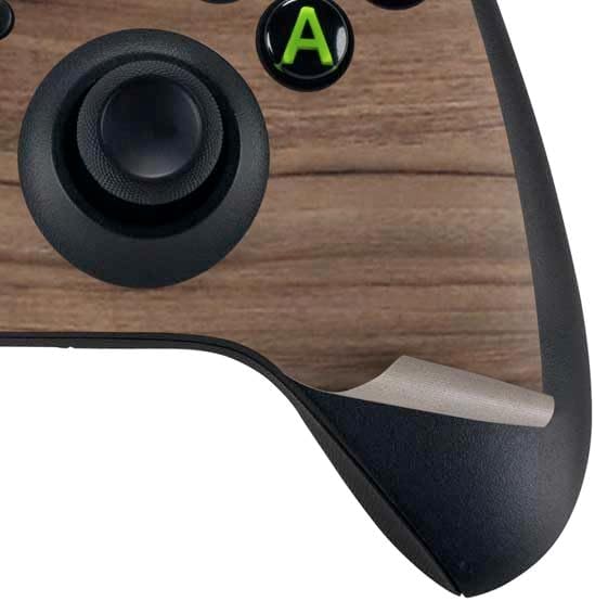 Skinit Decal Gaming Skin Compatible with Xbox Series X Bundle - Natural Walnut Wood Design