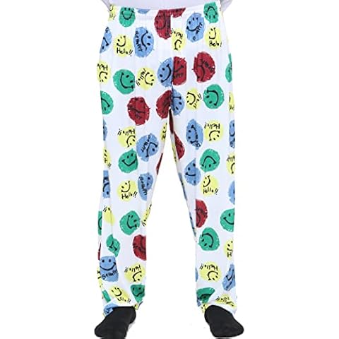 Big Plus Size Lounge Pants Relaxing Chef Style Pants Elastic Waist 2XL-6XL Cover