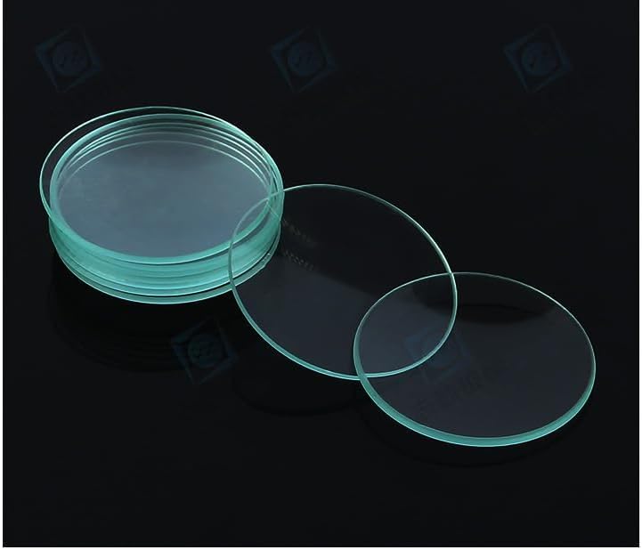 Labor-Uhrengläser mit gebogenem Design, transparent, verdickte Becherabdeckungen und Verdunstungsschalen, 200 mm, 10 Stück