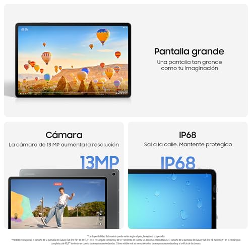 Miniatura 4 de Samsung Galaxy Tab S10 FE+ 256GB, Tablet Android + S Pen, Galaxy AI, 8GB RAM, Pantalla de 13,1", Batería de Larga Duración, Gris, Garantía del Fabricante 3 Años + 1 Año Extra