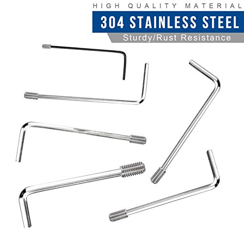 NINDEJIN 666 Stück Madenschraube Sechskantkopf Inbusschraube Sortiment, M2 M3 M4 M5 M6 M8 Gewindestifte mit Schraubenschlüssel, Sechskantschrauben für Türgriffe Wasserhähne Knöpfe Halterungen