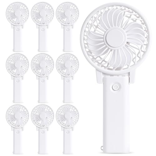 Glooglitter 10-Piece Handheld Fans