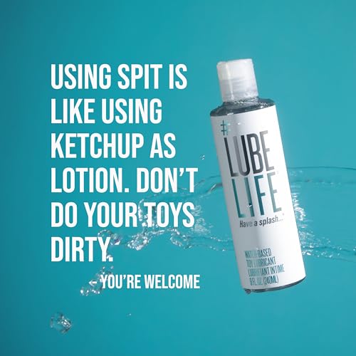 Image of LUBELIFE Water Based Lube - Toy-Safe Personal Lubricant for Men, Women & Couples, Travel Size, Non-Staining, Easy Clean-Up, 8 Fl Oz (Pack of 3)