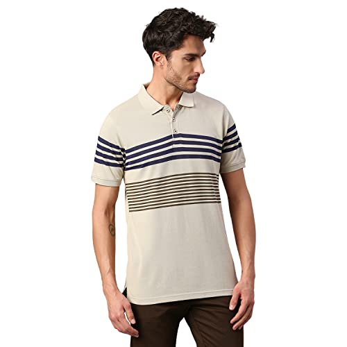 Image of Dennis Lingo Men Cotton Slim Fit Polo Half Sleeve T-Shirt