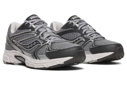 Image of Saucony Unisex Ride Millennium Sneaker, Grey /Black, 7