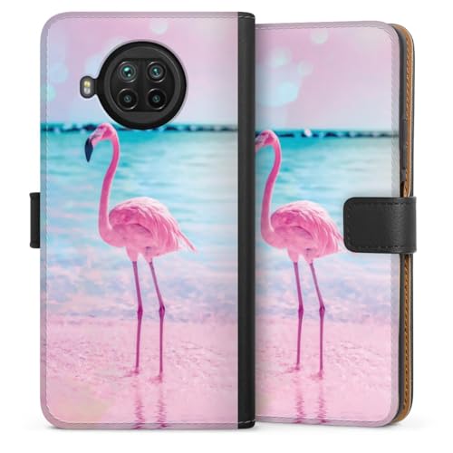 Etui Xiaomi Mi 10T Lite 5G DeinDesign à rabat magnétique motif flamant rose
