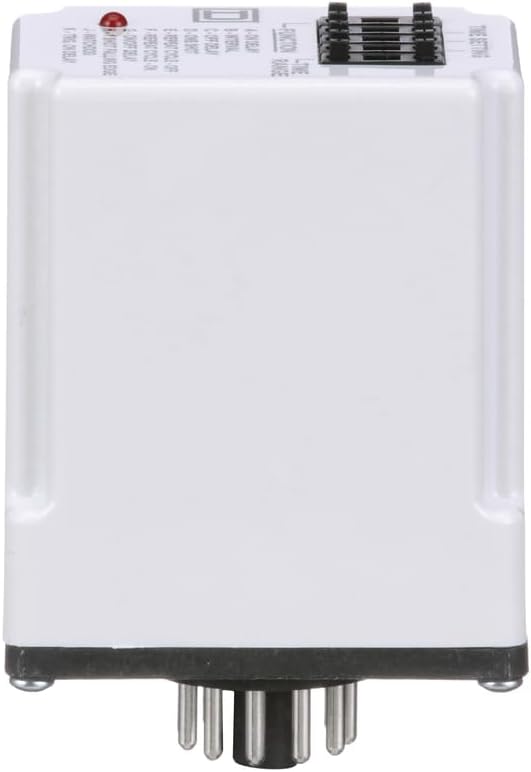 Schneider Electric Square D Harmony Timer Relay, 9050 JCK, Multifunction, Programmable, 0.5 Second to 999 Hours, 10A, 240V AC, 24V AC/DC