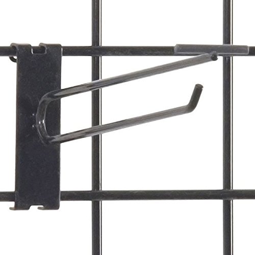 Gridwall Scanner Hook 8 Inch in Black Finish - Count