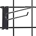 Gridwall Scanner Hook 8 Inch in Black Finish - Count of 100