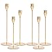 6 Packungen Kerzenhalter Gold Kerzenhalter, Kegelkerzenhalter Einkopf Schmiedeeisen, Kerzenhalter Kerzenhalter Tischdekoration Kerzenlicht Dinner Ornamente für Party Hochzeit