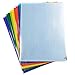 JAM PAPER Plastic Sleeves - Letter Size - 9 x 11 1/2 - Assorted Color Project Pockets - 12 Page Protectors/Pack