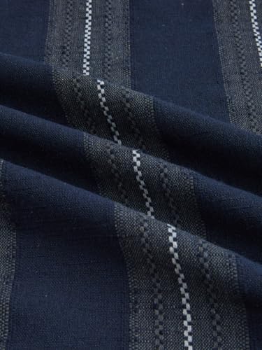 VASTRADO Navy Contrast Panel Boxy Fit Crop Shirt - Image 5