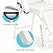 Portable Tattoo Chair, Adjustable Massage Facial Bed with Removable Headrest & Armrest, Foldable Spa Chair with Carry Bag, 73 Inch Esthetician Bed for Salon Beauty Barber Spa Tattoo (White)