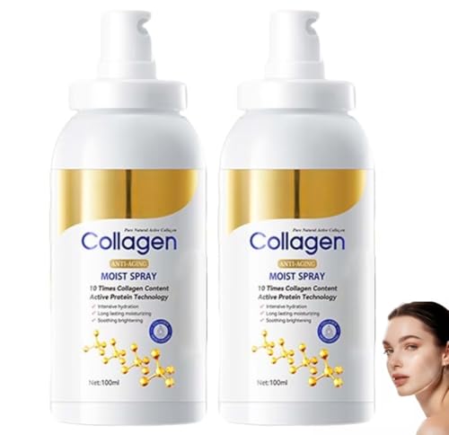 Serovita Firming Collagen Spray, Plumping and Firming Care for Body and Face, Collagen Lifting Body Spray, Spray Corporelle Liftante Au Collagène, Anti Cellulite, Anti-Rides & Anti Aging, 100 ml (2PC)