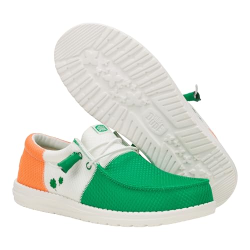 HEYDUDE Wally Tri Irish Flag, Men’s Shoes, Men's Slip-on Loafers, Comfortable & Light-Weight3