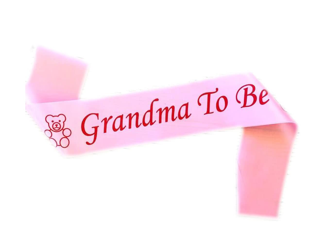 Grandma to Be Satin Baby Shower Decorations, Gifts for Her Sash Bundles  Daddy Big Sister Grandma Nanny Auntie to Be, Colours (Pink, Blue