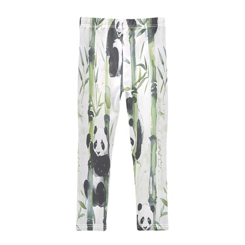 Bolaz Toddler Girls Leggings Printed Yoga Pants Leggings Chinese Painting Pandas for Kids2