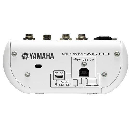 Amazon.com: Yamaha AG03 3-Channel Mixer / 1 Microphone : Musical  
