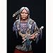 Indiens D'amérique Anciens Kits De Modélisme De Figurines, 1/10 Blanc De Buste en Résine Maquettes, Bustes Statues Décoratifs, Non Assemblé Et Non Peint