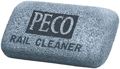 Peco Rail Cleaner Abrasive Rubber Block Fully Compatible with Hornby , Atlas & Peco Tracks Made in England