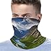 LDGSUPH Norwegian Fjords Neck Gaiter for Adult Soft Dust-proof Windproof Face Cover Fashion Neck Cozy Gator Scarf Multipurpose Sunscreen Breathable Bandana Face Mask Scarf