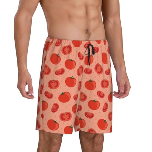 Cute Tomato Mens Pajama Pants With Pocket Soft Sleep Shorts Lounge Shorts Pj Pants For Men2