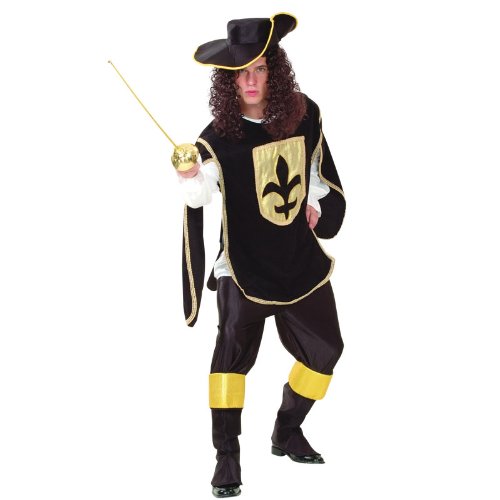 Bristol Novelty - Costume da Moschettiere, Uomo