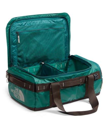 Image of THE NORTH FACE Base Camp Voyager Duffel, Pac Teal /Dk Chestnut, 42 Liters