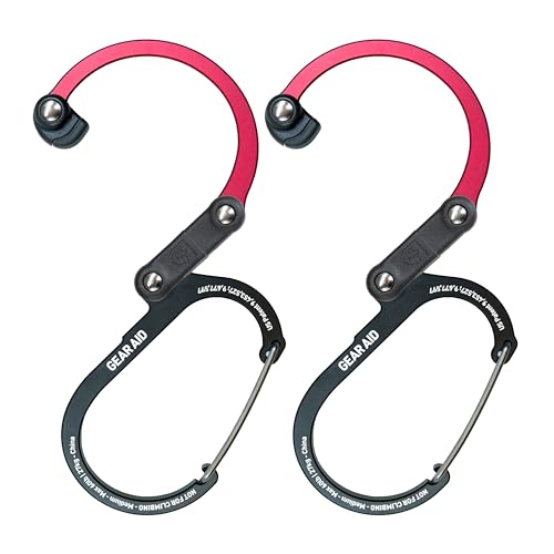 Image of GEAR AID HEROCLIP 360 Swivel Carabiner Gear Clip and Hook (Medium) for Camping, Backpack, Suitcases and Garage Organization