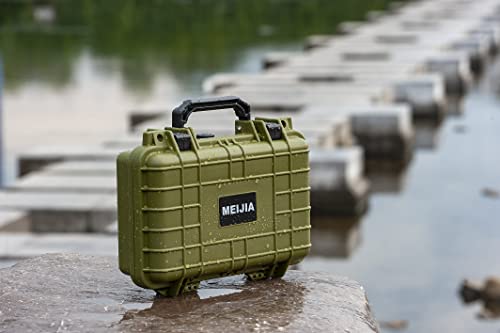 Image of MEIJIA Portable All Weather Waterproof Protective Hard Case, Small Camera Case,Dry Case with Customizable Foam,Fit Use of Drones, Camera,Equipments, 11.65 inchx8.35 inchx3.78 inch