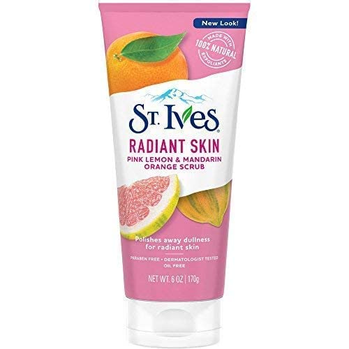 St. Ives Radiant Skin Pink Lemon And Mandarin Orange Face Scrub 6 Oz (Pack Of 2) #TOP1