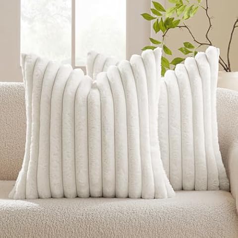 MIULEE Plush Velvet Cushion Covers Set Cover
