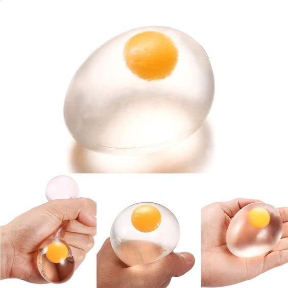 KANAbee - Novelty Anti Stress Ball Fun Splat Egg Venting Balls Reliever Toy Funny Gift Vent Toy (Pack of 6) (B0C5R5DR21) Amazon Price History, Amazon Price Tracker
