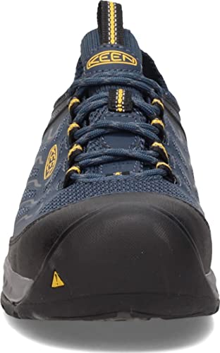 KEEN Utility Men's Flint 2 Sport Low Composite Toe Work Shoe, Midnight Navy/Steel Grey, 10.5 Medium US