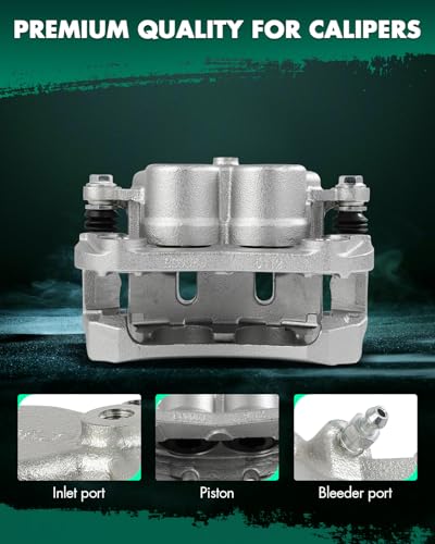 Image of SCITOO 19B3338 Front Right Disc Brake Caliper Assembly w /Bracket For INFINITI For QX56 /For QX80,For Nissan For Armada /For TITAN