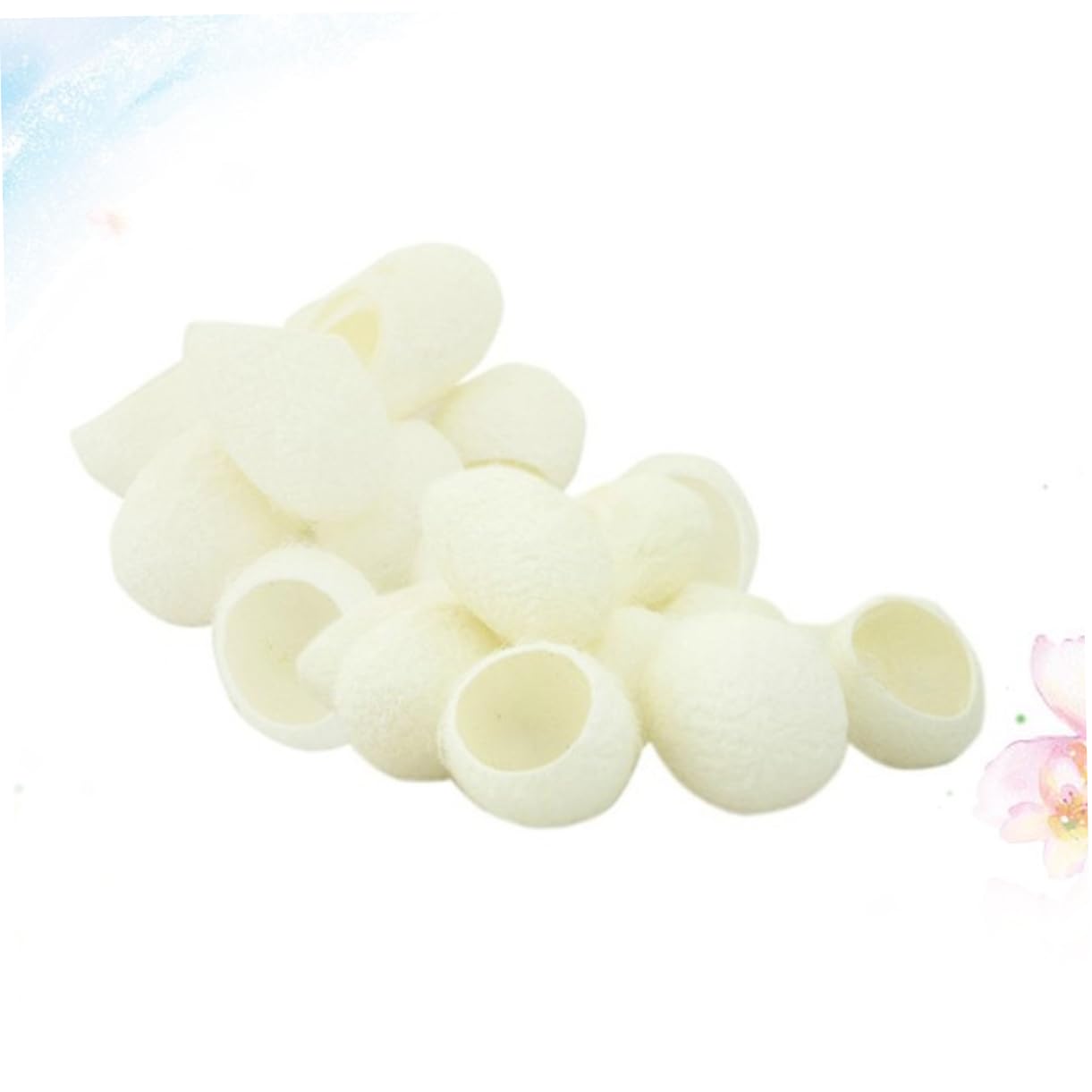 DOITOOL 2 Sets Gesichtspeeling Aus Naturseide Zur Pflege Peeling-reinigung Seidenbürste Zur Entfernung Von Mitessern Gesichtspeeling-werkzeug Bio 200 Stück * 2