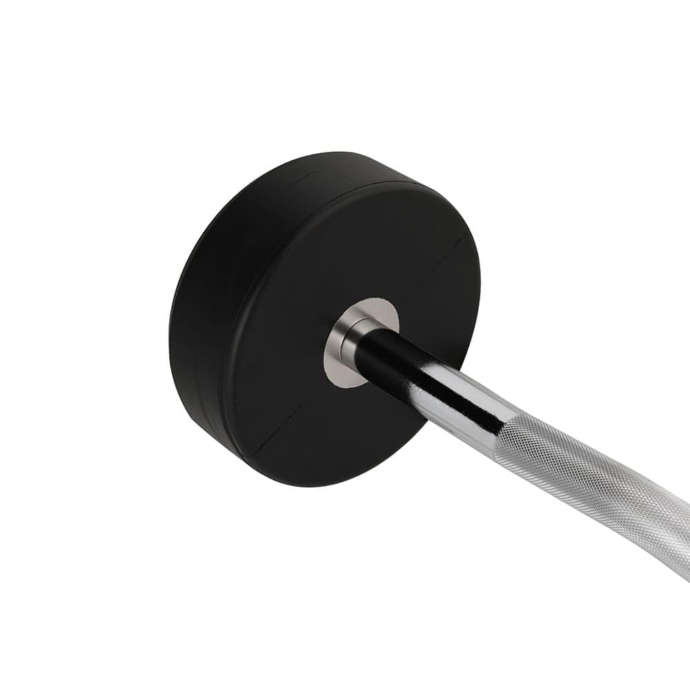 Barra Fija Curva Fitness Tech 10–45 kg – Barra Montada Ergonómica 30 mm – Entrenamiento de Fuerza, Bíceps y Tríceps – Home Gym y Gimnasio Profesional