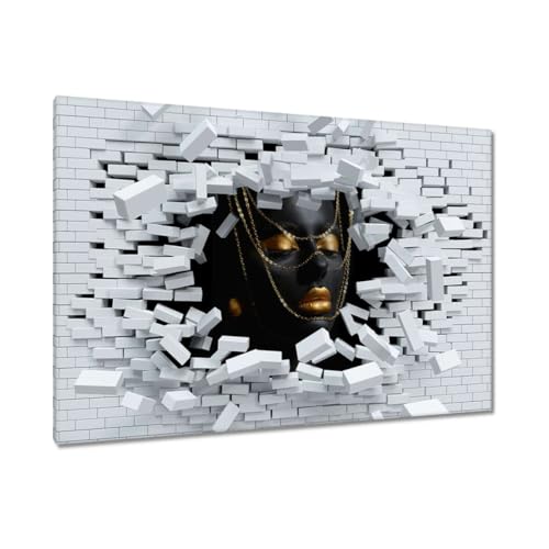 Tableau dame sensuelle et bijoux 120x80 cm pour sublimer votre chambre