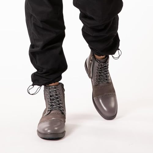 Image of Arkbird Mens Chelsea Boots, Stylish and Comfort Leather Chukka Ankle Boots with Zipper