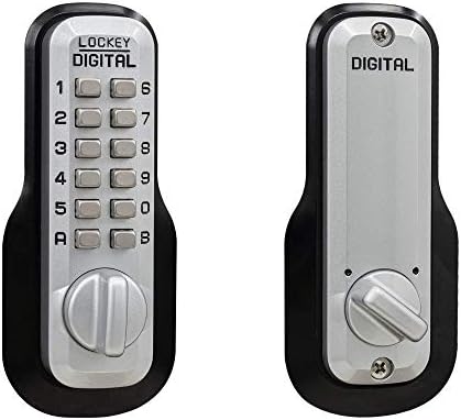 Lockey M210SCEZ M Series Keyless Entry Single Combination Mechanical Deadbolt with EZ Plates