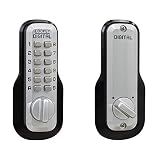 Lockey M210SCEZ M Series Keyless Entry Single Combination Mechanical Deadbolt with EZ Plates