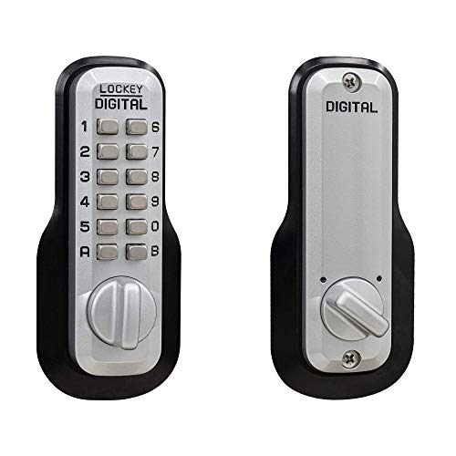 Lockey M210SCEZ M Series Keyless Entry Single Combination Mechanical Deadbolt with EZ Plates