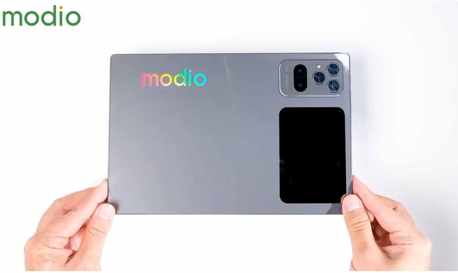 Modio M 32 5G Android Tablet PC 10.1 Inch HD Screen with Wireless Keyboard and Mouse 12GB Ram and 512GB Rom 6000mAh Battery (Gray)