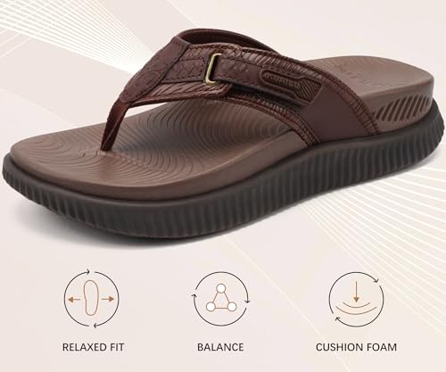 Image of KuaiLu Womens Orthotic Cushion Flip Flops Sandals With Arch Support Footbed | Sport Recovery Walking Slides For Women - Adjustable Platform Slip On Indoor Outdoor For Summer Casual
