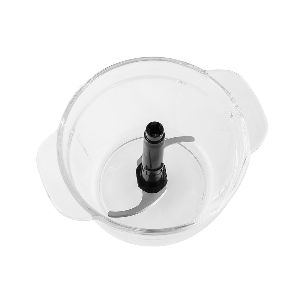 Russell Hobbs Hachoir électrique [polyvalent] blender (pour légumes, fruits, viande, oignons, récipient de 1l, lavable au lave-vaisselle, 2 vitesses, lames en acier inox, 350W) Anthracite 27131-56